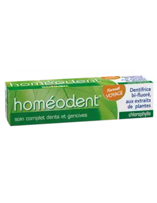 Boiron Homéodent Soin Complet Dents Et Gencives Pâte Dentifrice Chlorophylle Format Voyage T/25ml à Voiron