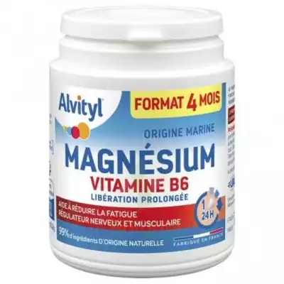 Alvityl Magnésium Vitamine B6 Libération Prolongée Comprimés Lp Pot/120 à Voiron