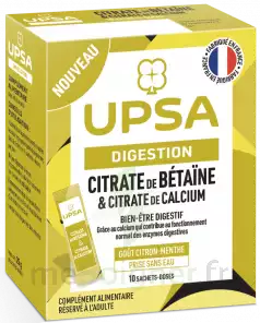 Upsa Citrate De Bétaïne & Citrate De Calcium Poudre 10 Sachets à Voiron