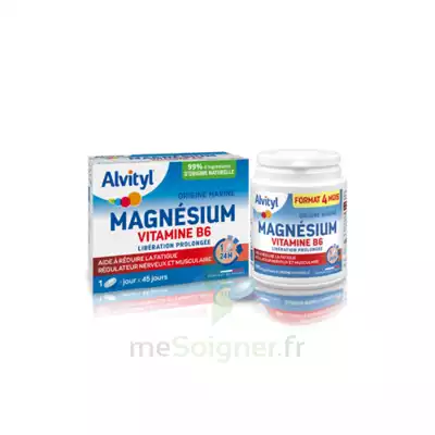 Alvityl Magnésium Vitamine B6 Libération Prolongée Comprimés Lp B/45 à Voiron